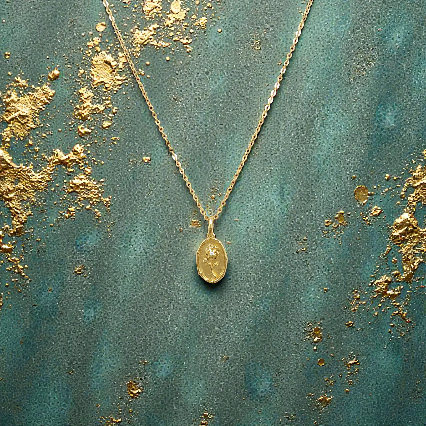 Collar Florina | Plata 925 baño de oro 18k 4