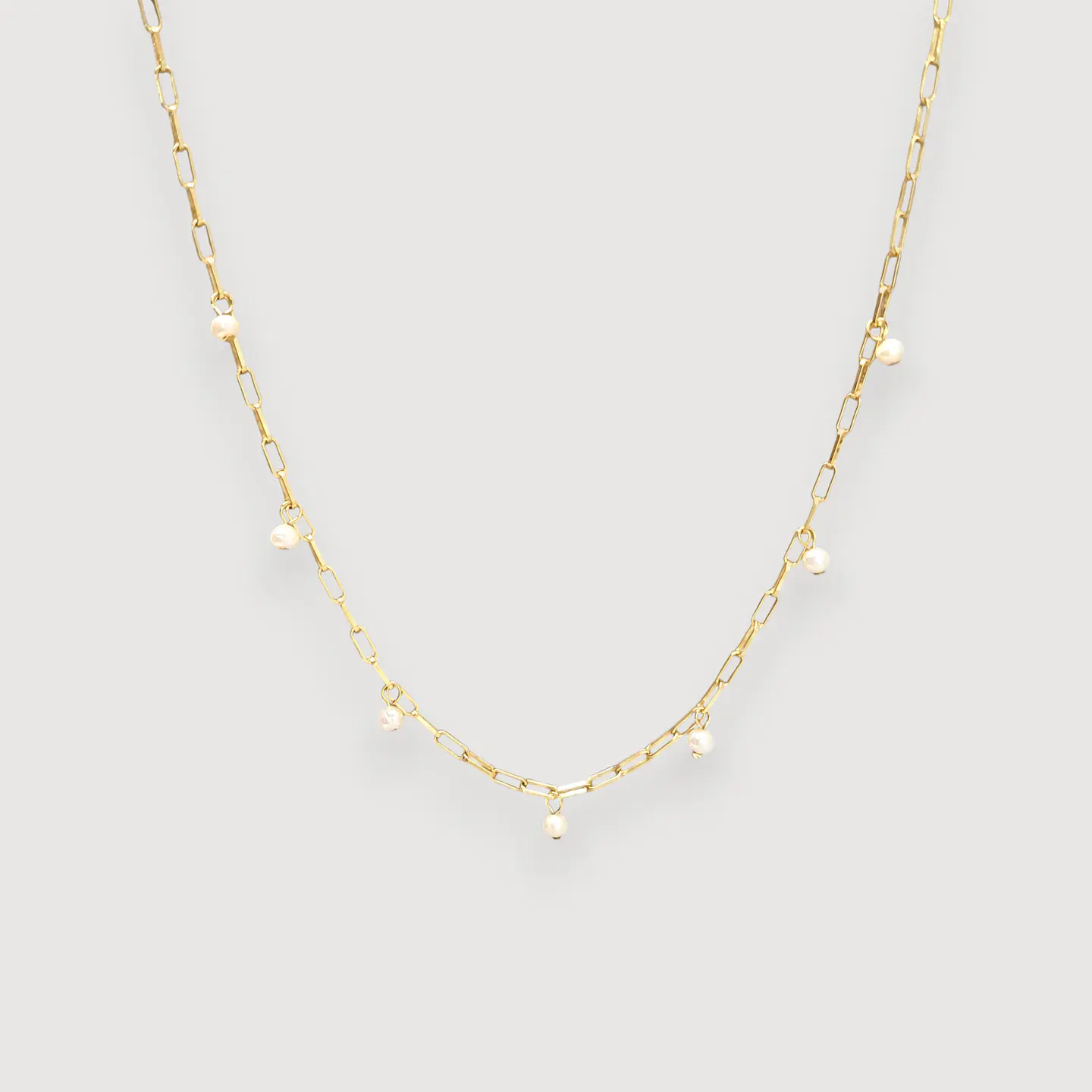 Collar Perlina | Plata 925 baño de oro 18k 1