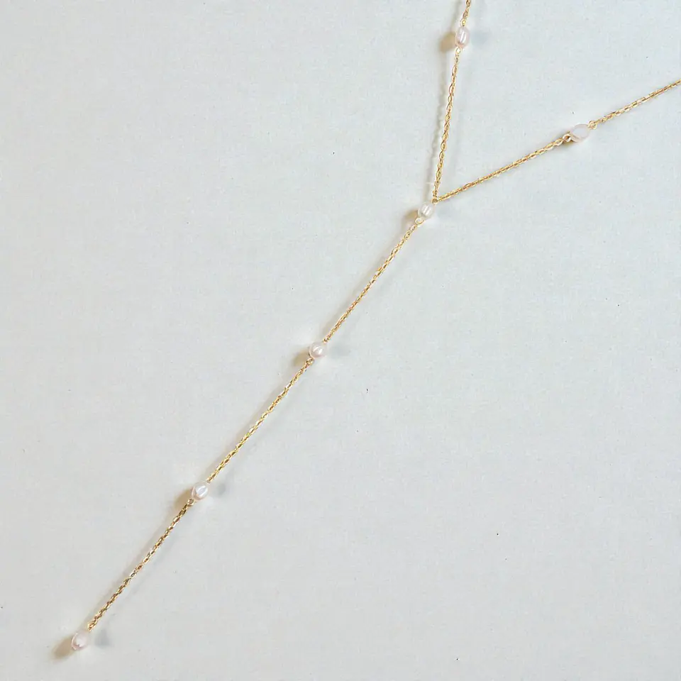 Collar Cascada | Plata 925 baño de oro 18k 1