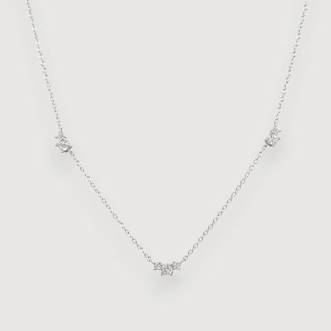 Collar Astra | Plata 925 baño de rodio