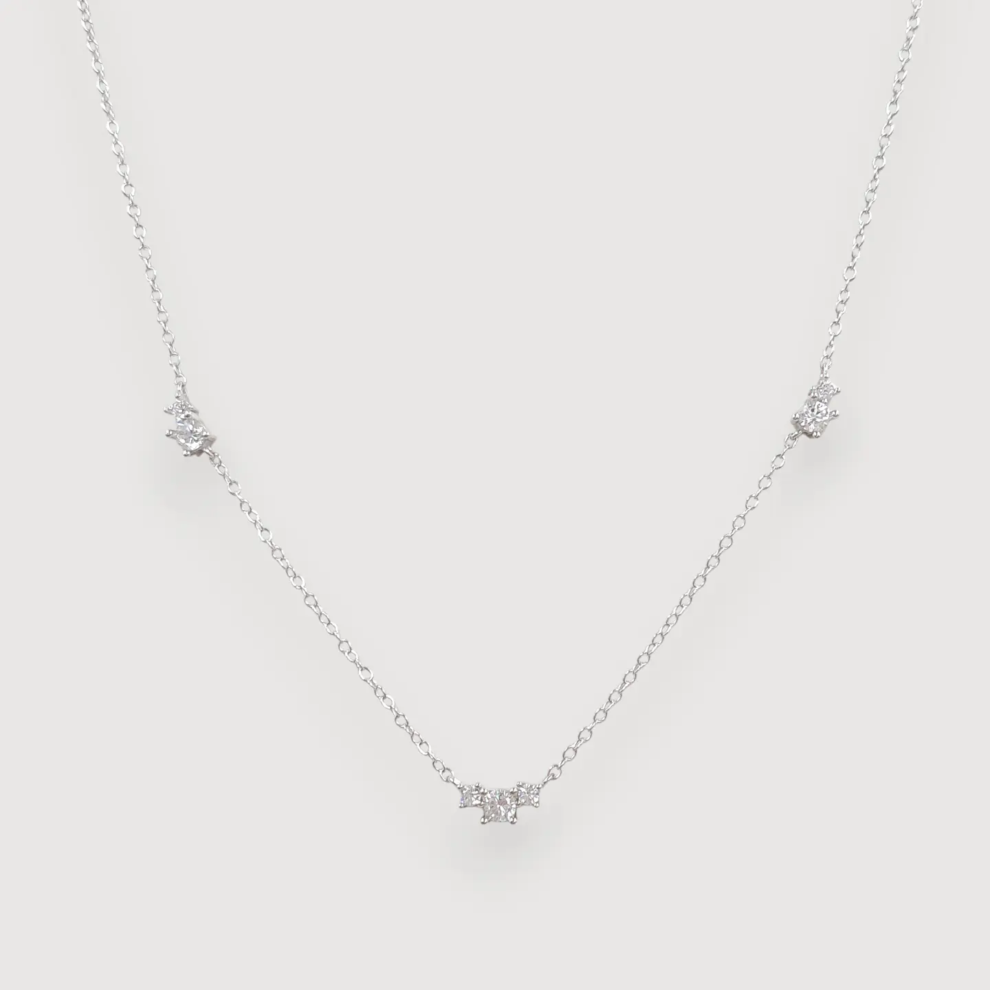 Collar Astra | Plata 925 baño de rodio 1