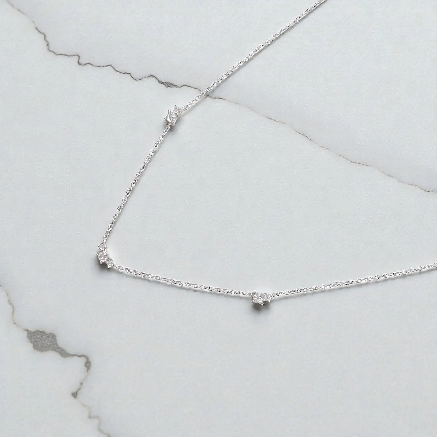 Collar Astra | Plata 925 baño de rodio 2
