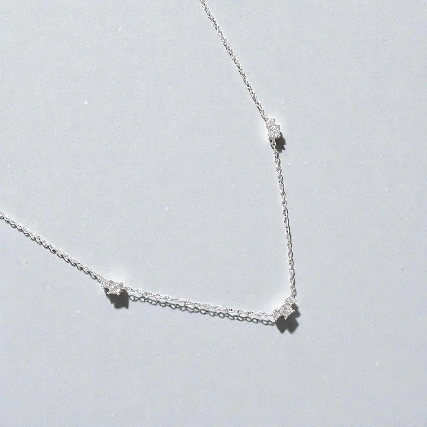Collar Astra | Plata 925 baño de rodio 3