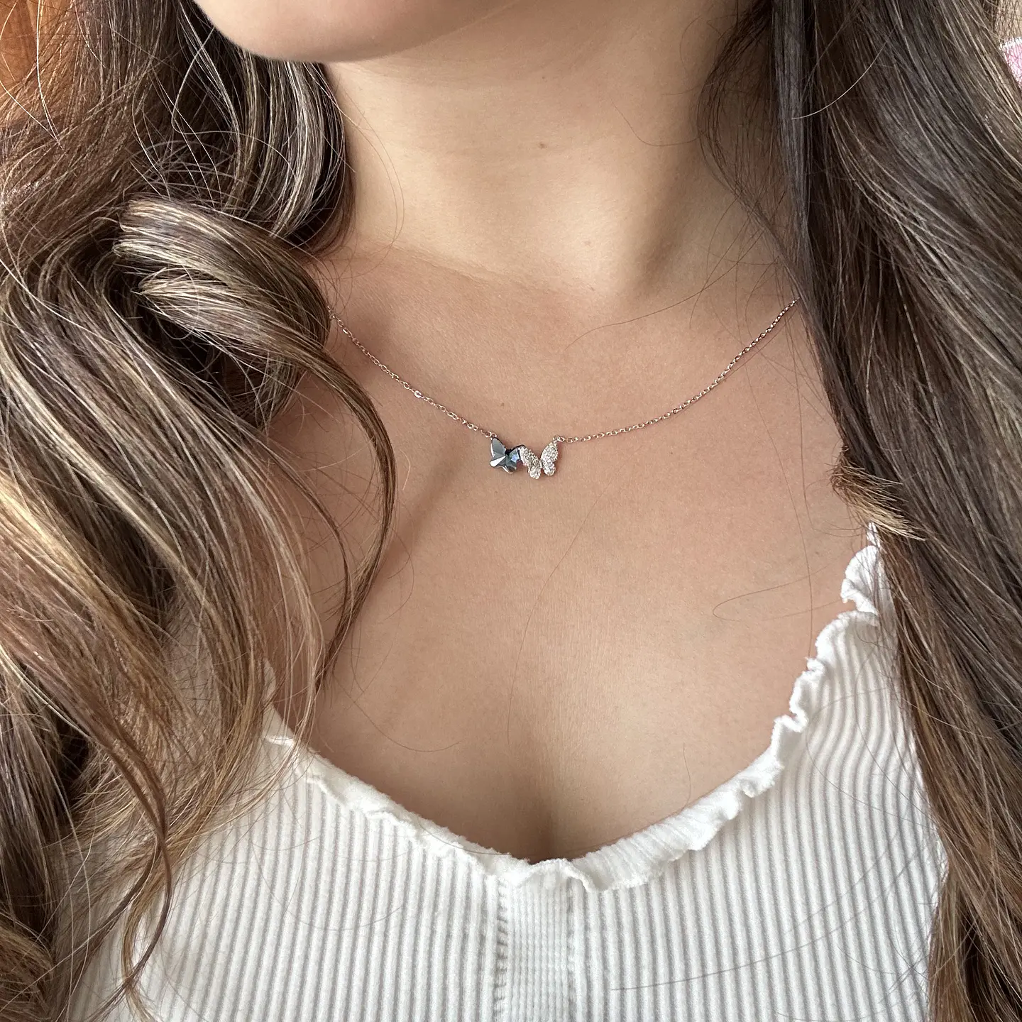 Collar Alaria | Plata 925 baño de rodio 5