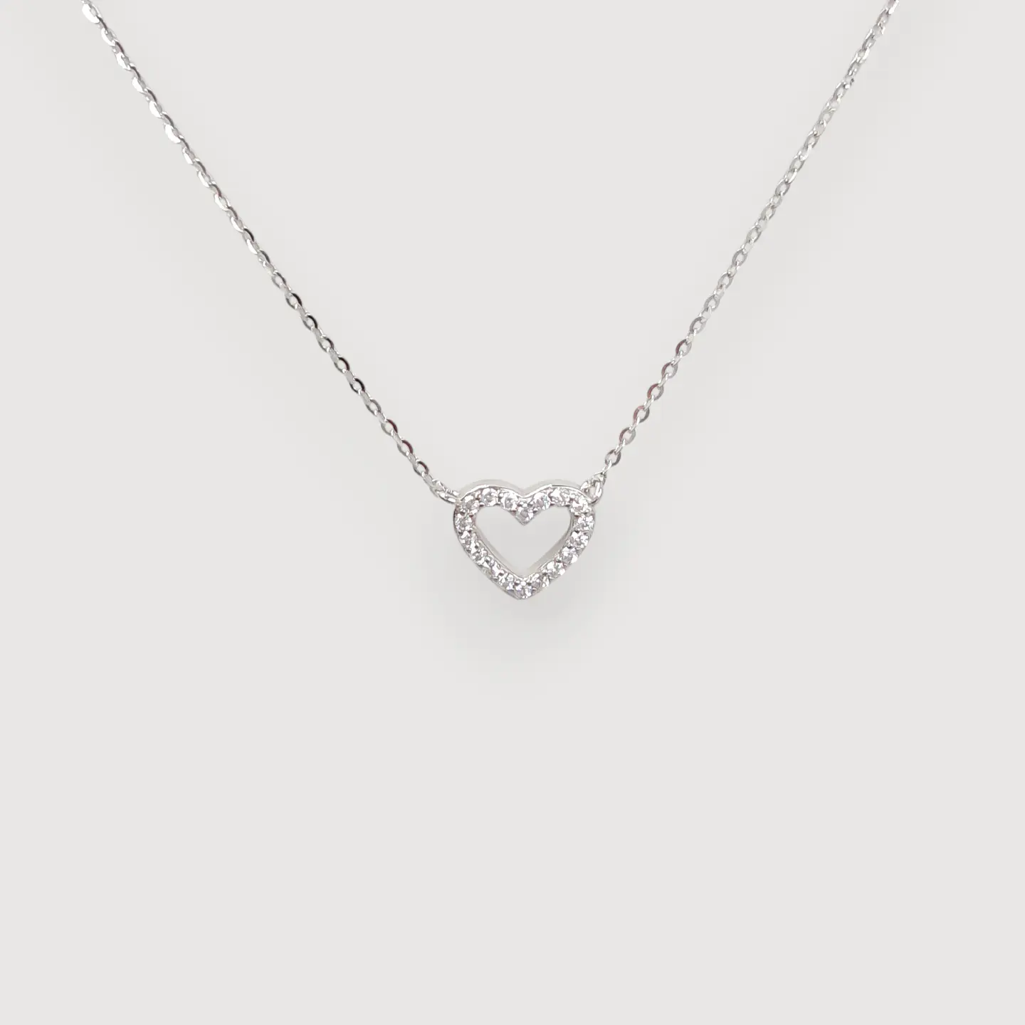 Collar Amore | Plata 925 baño de rodio 1