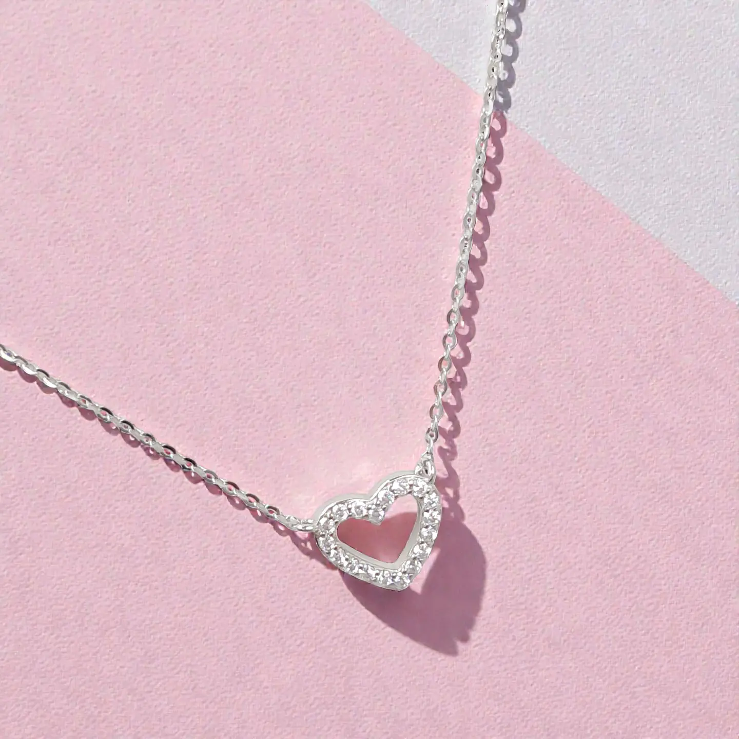 Collar Amore | Plata 925 baño de rodio 2