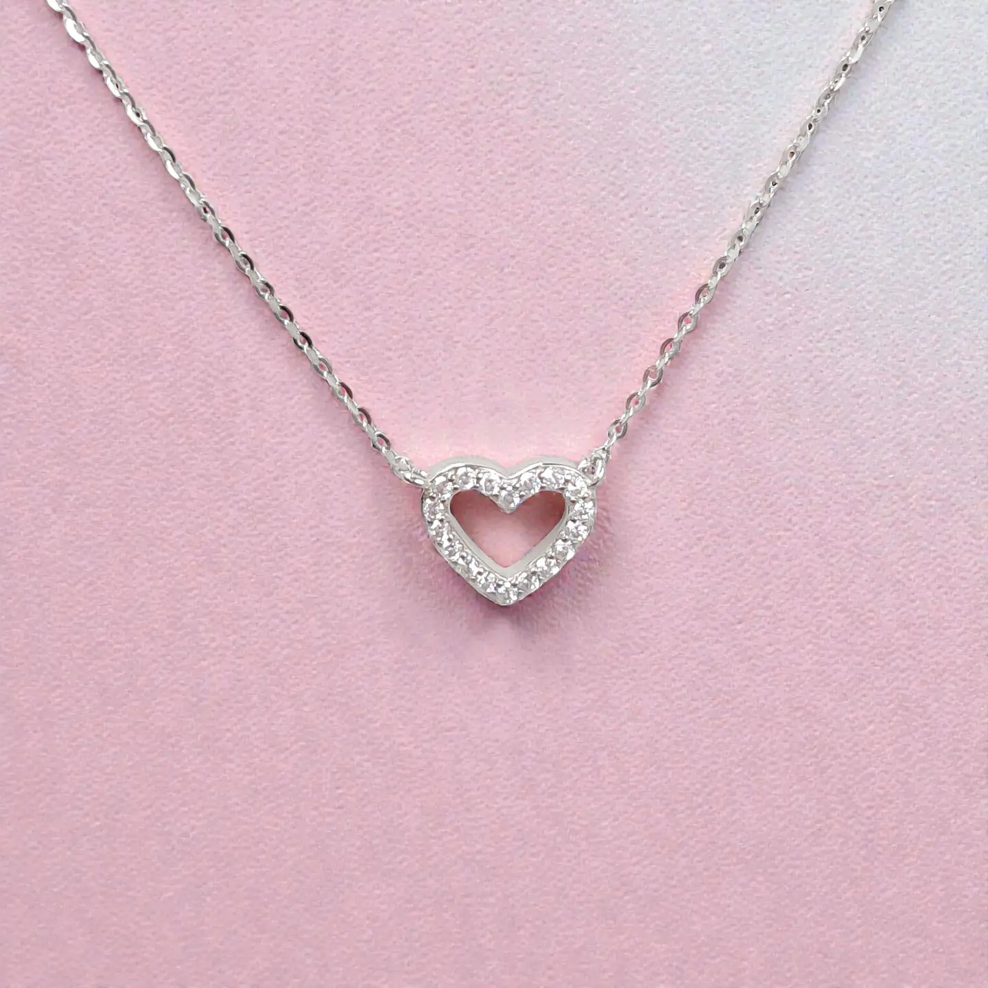 Collar Amore | Plata 925 baño de rodio 3