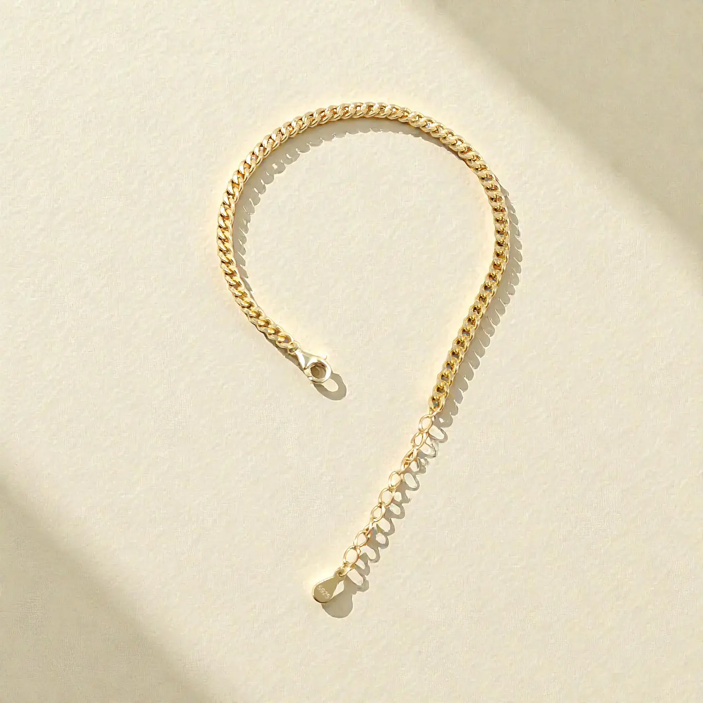 Pulsera Brío Grumet | Plata 925 baño de oro 18k 3