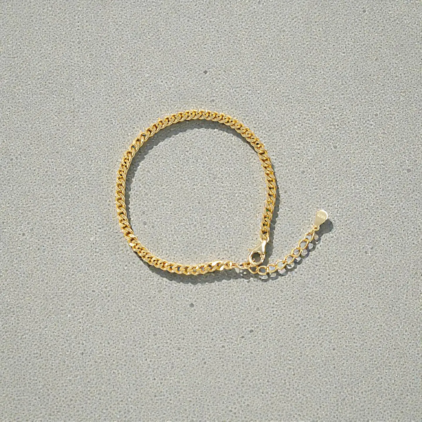 Pulsera Brío Grumet | Plata 925 baño de oro 18k 4