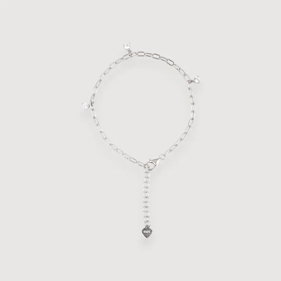 Pulsera Riviera | Plata 925 baño de rodio 1
