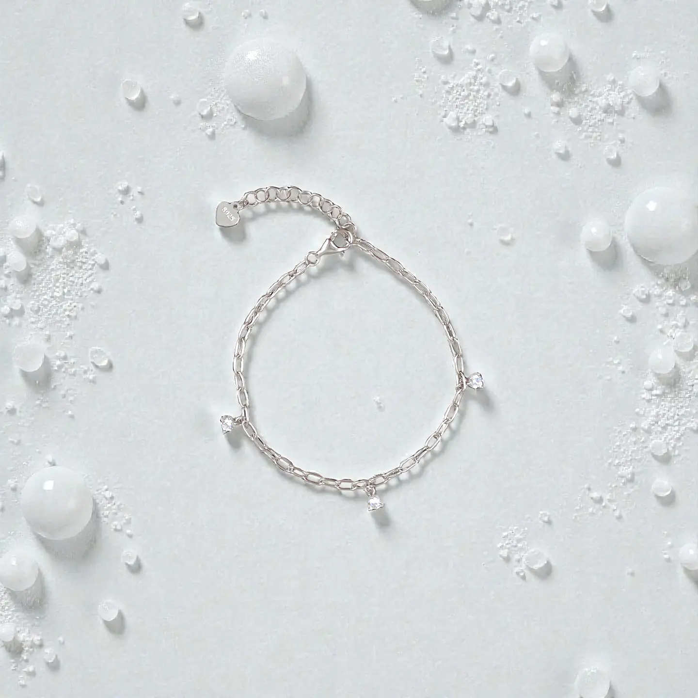 Pulsera Riviera | Plata 925 baño de rodio 2