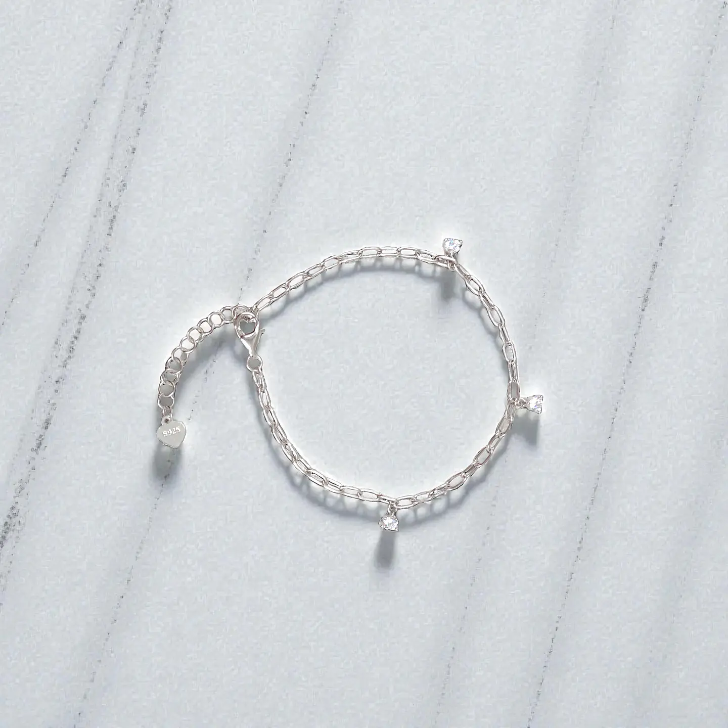 Pulsera Riviera | Plata 925 baño de rodio 5