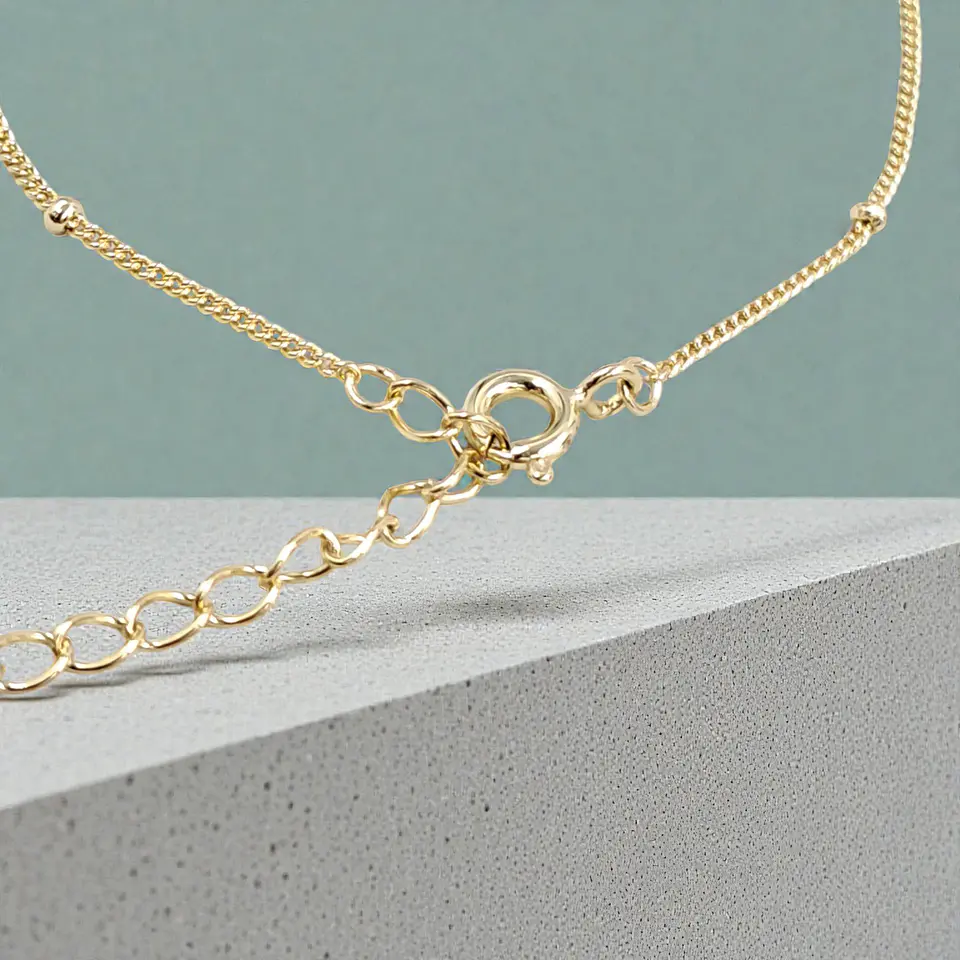 Pulsera Bruma | Plata 925 baño de oro 18k 4