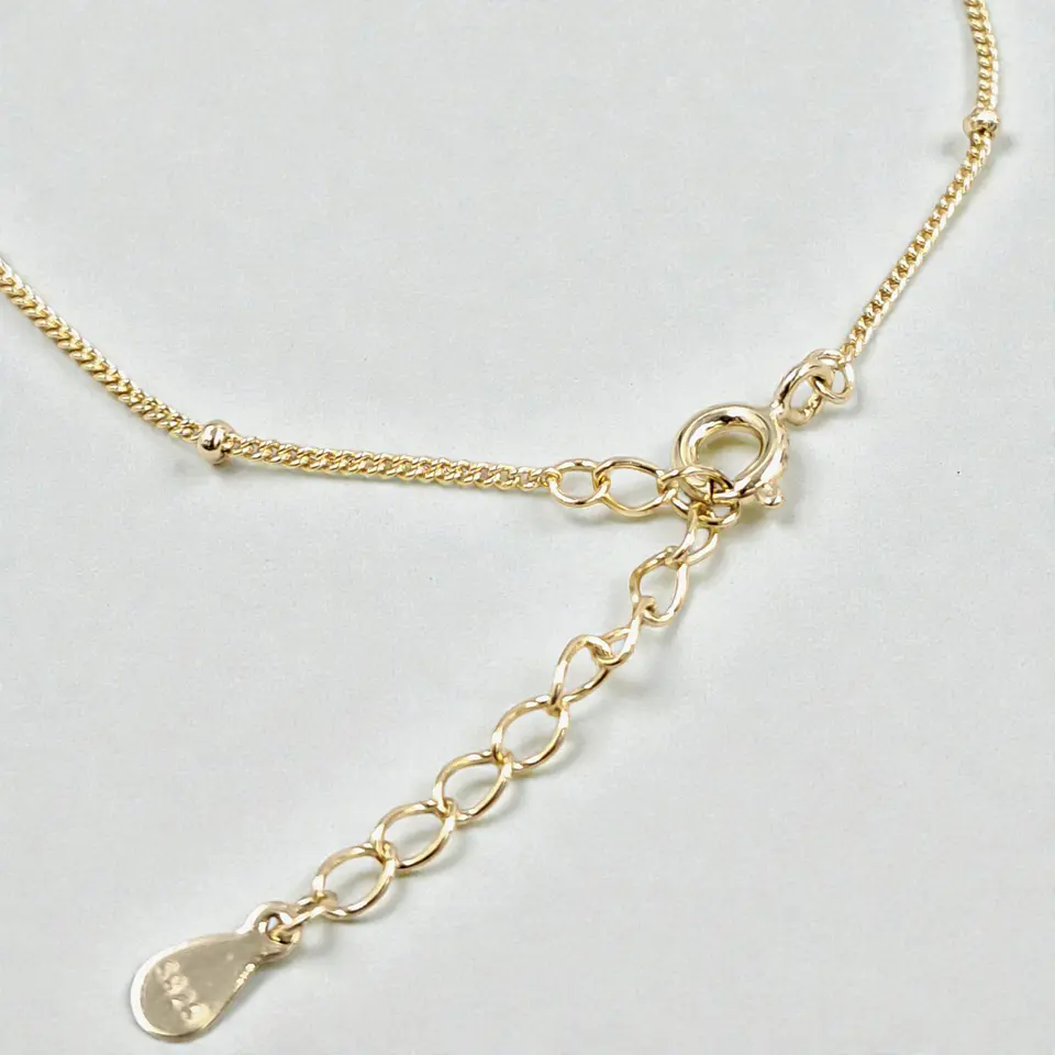 Pulsera Bruma | Plata 925 baño de oro 18k 6