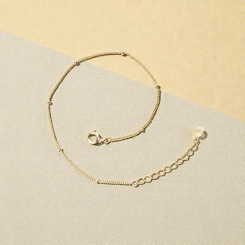 Pulsera Bruma | Plata 925 baño de oro 18k 3