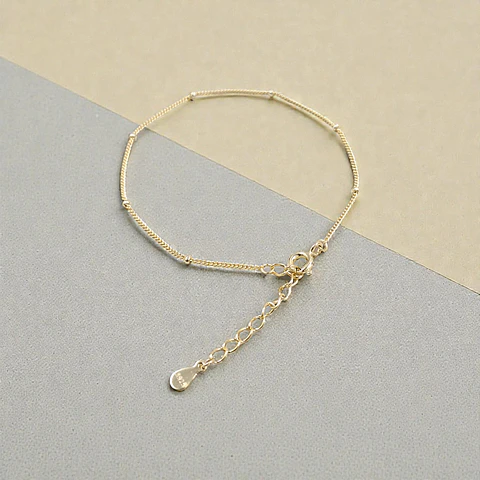 Pulsera Bruma | Plata 925 baño de oro 18k