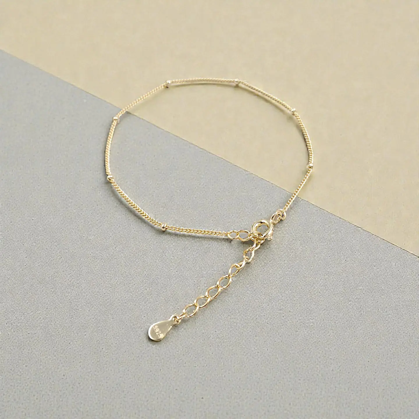 Pulsera Bruma | Plata 925 baño de oro 18k 2