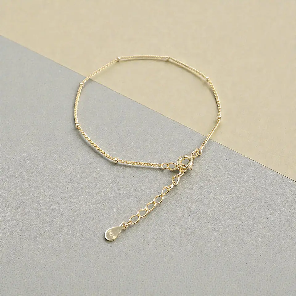 Pulsera Bruma | Plata 925 baño de oro 18k 2