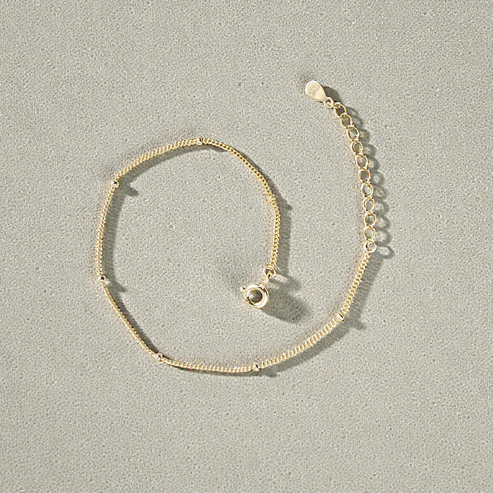 Pulsera Bruma | Plata 925 baño de oro 18k 5