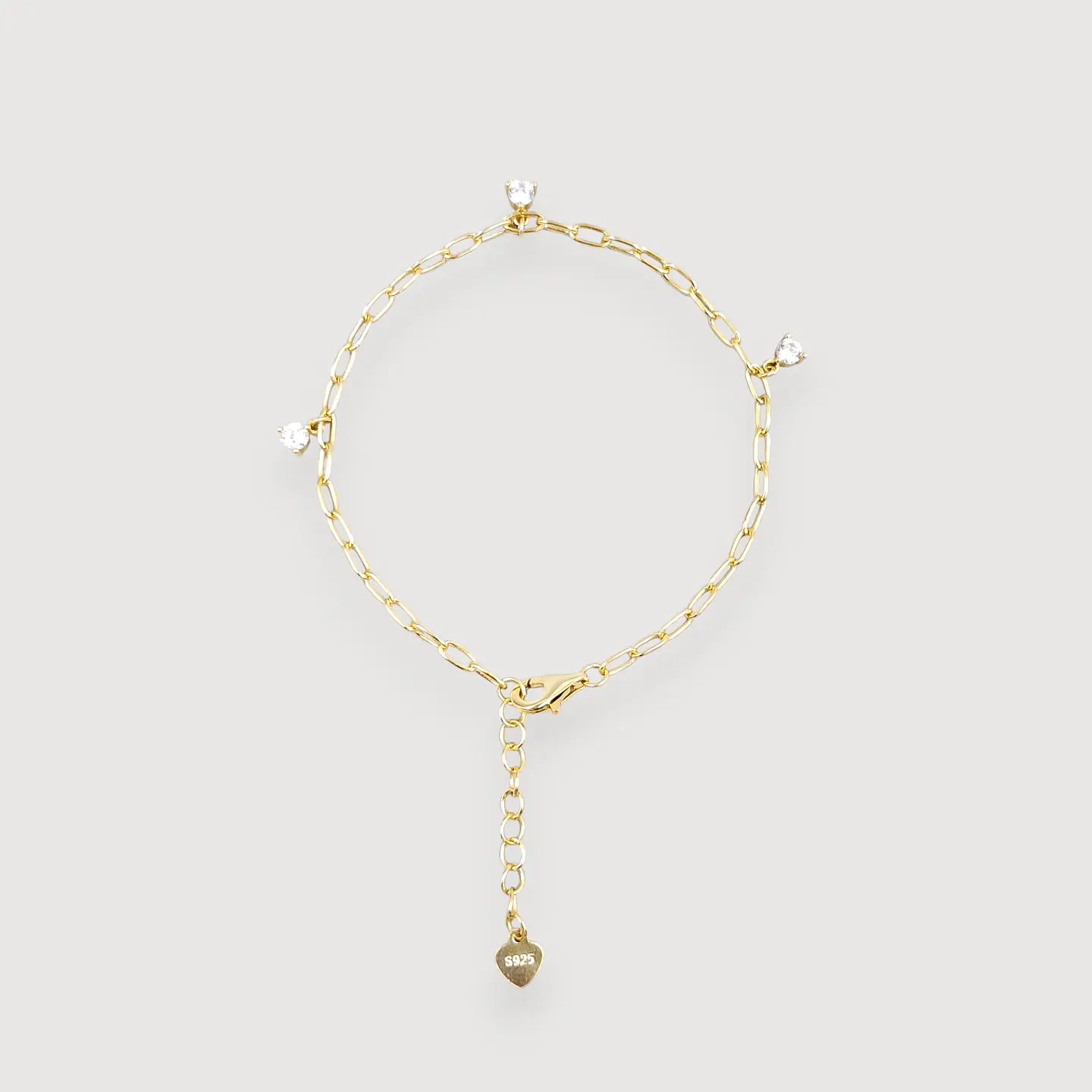 Pulsera Riviera | Plata 925 baño de oro 18k 1