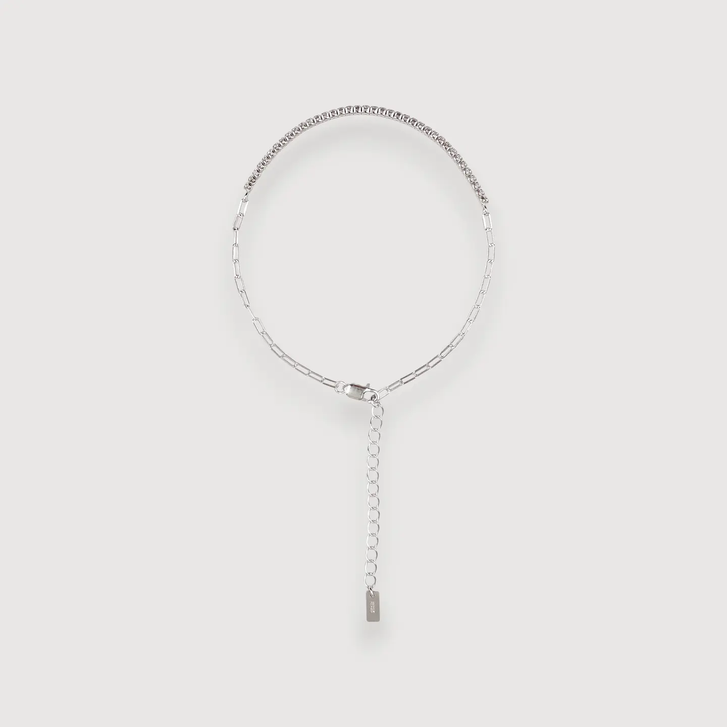 Pulsera Laura | Plata 925 baño de rodio 1