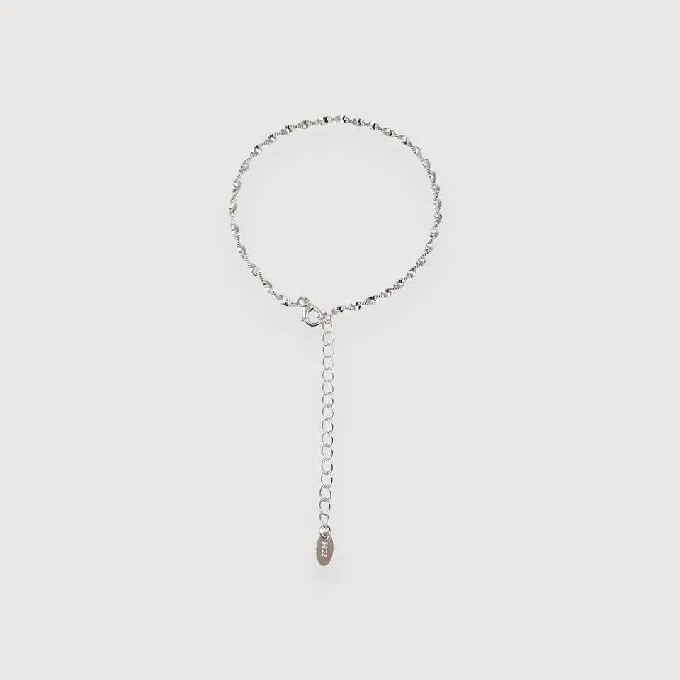 Pulsera Brisa | Plata 925 baño de rodio 1
