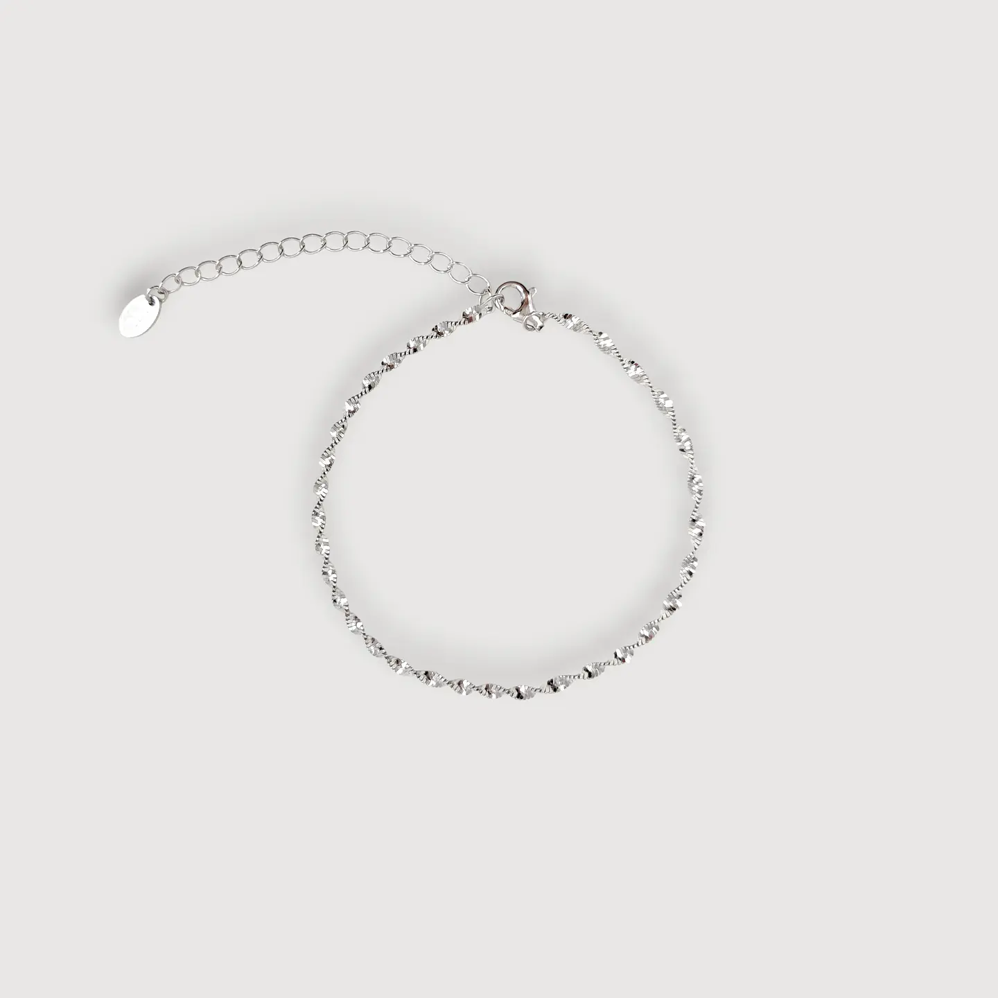 Pulsera Brisa | Plata 925 baño de rodio 2
