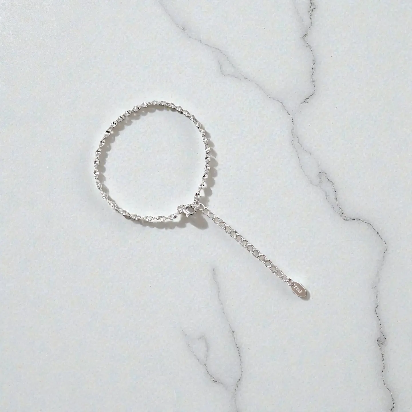 Pulsera Brisa | Plata 925 baño de rodio 3