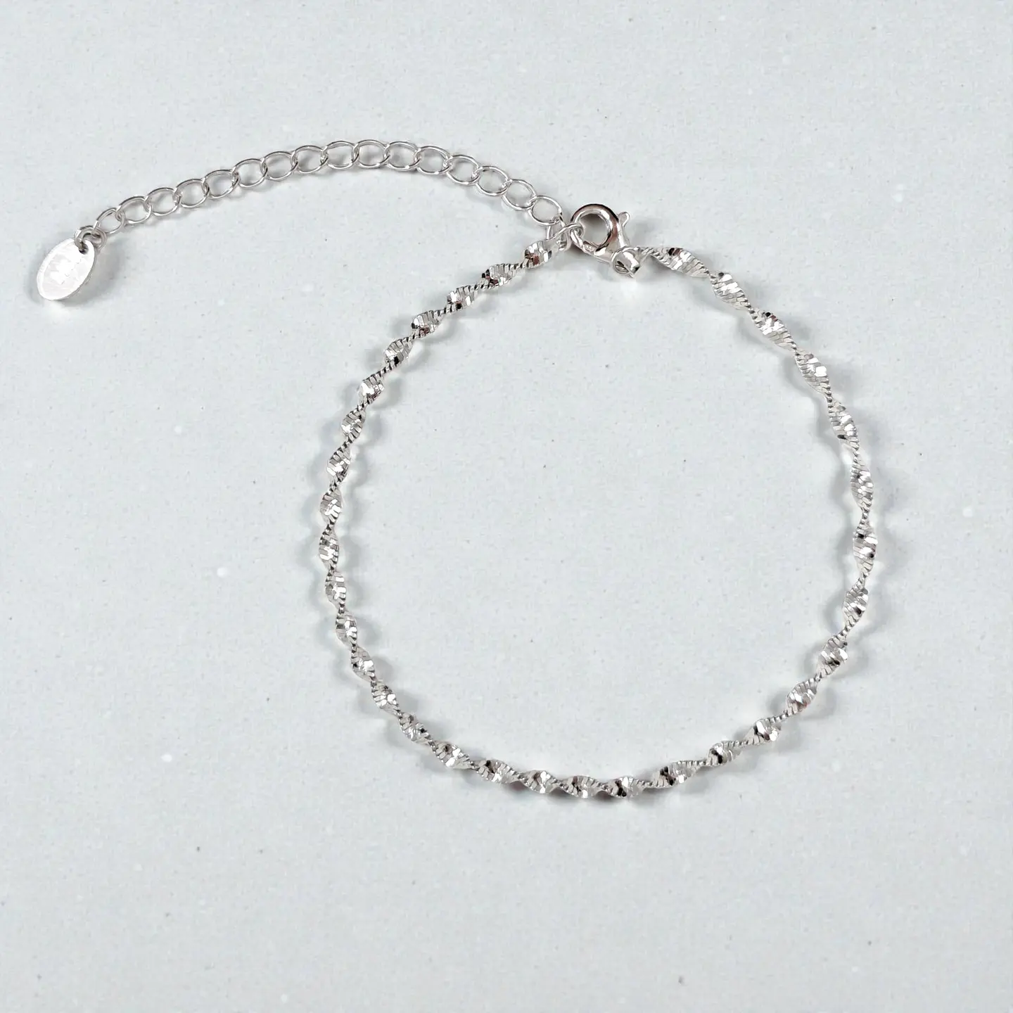 Pulsera Brisa | Plata 925 baño de rodio 5