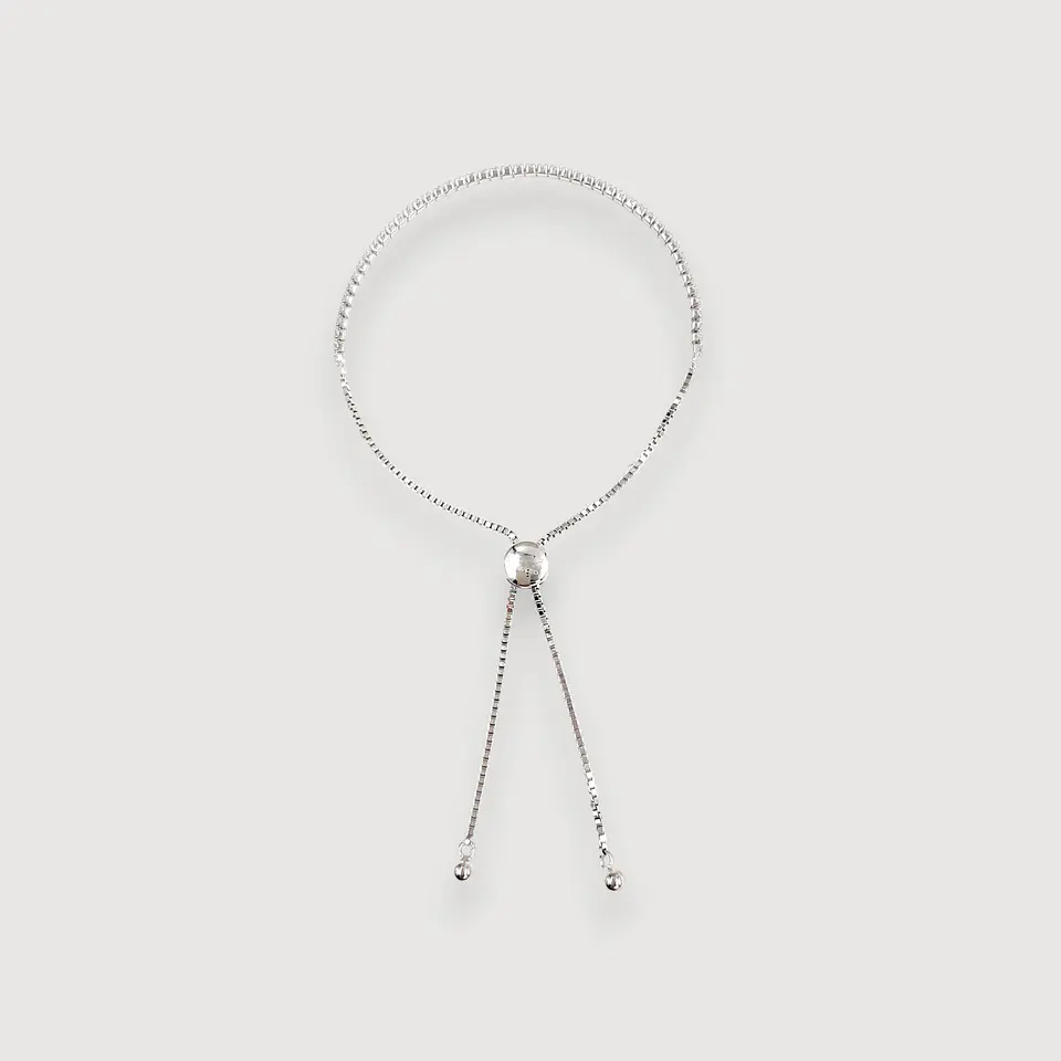 Pulsera Alianza | Plata 925 baño de rodio 1