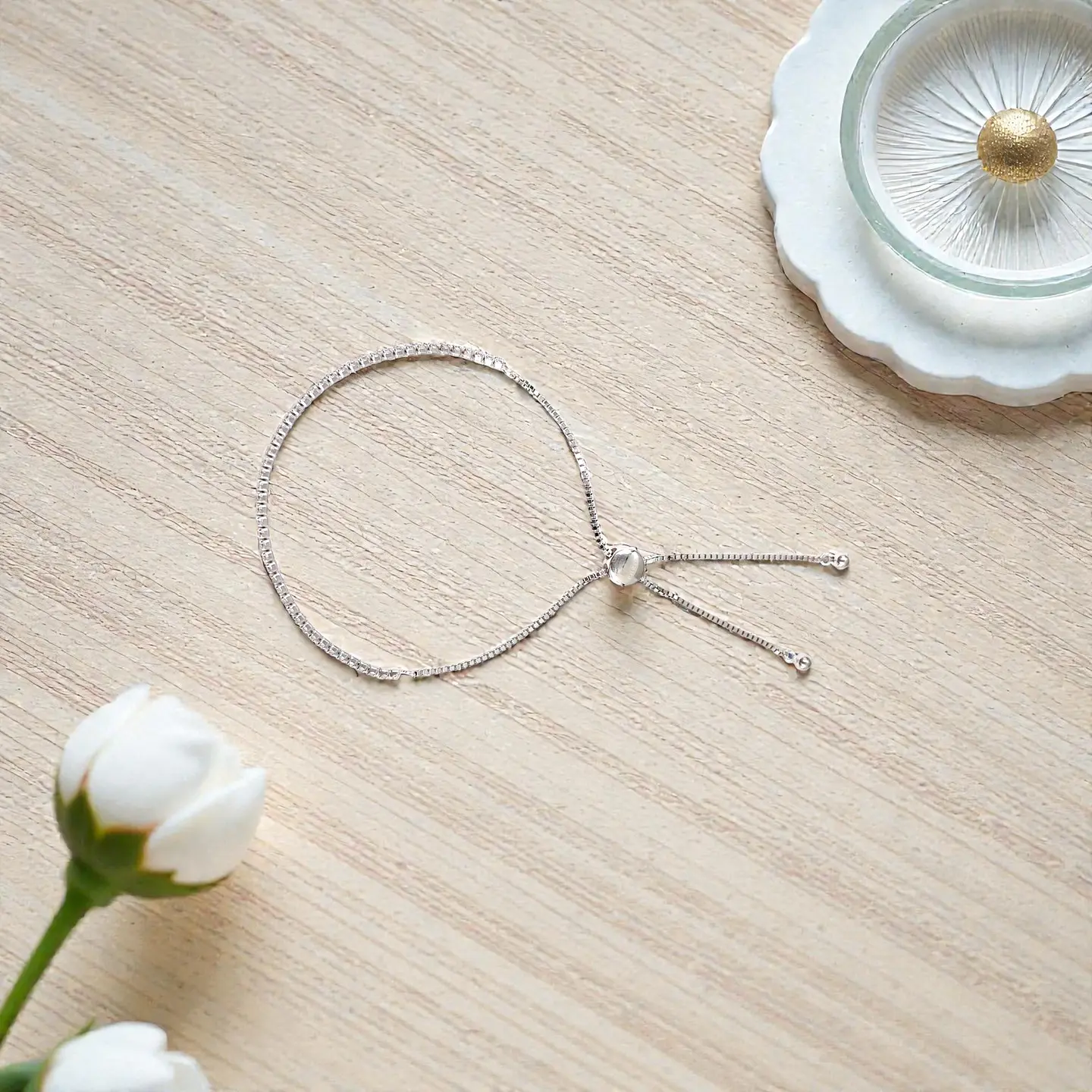 Pulsera Alianza | Plata 925 baño de rodio 5