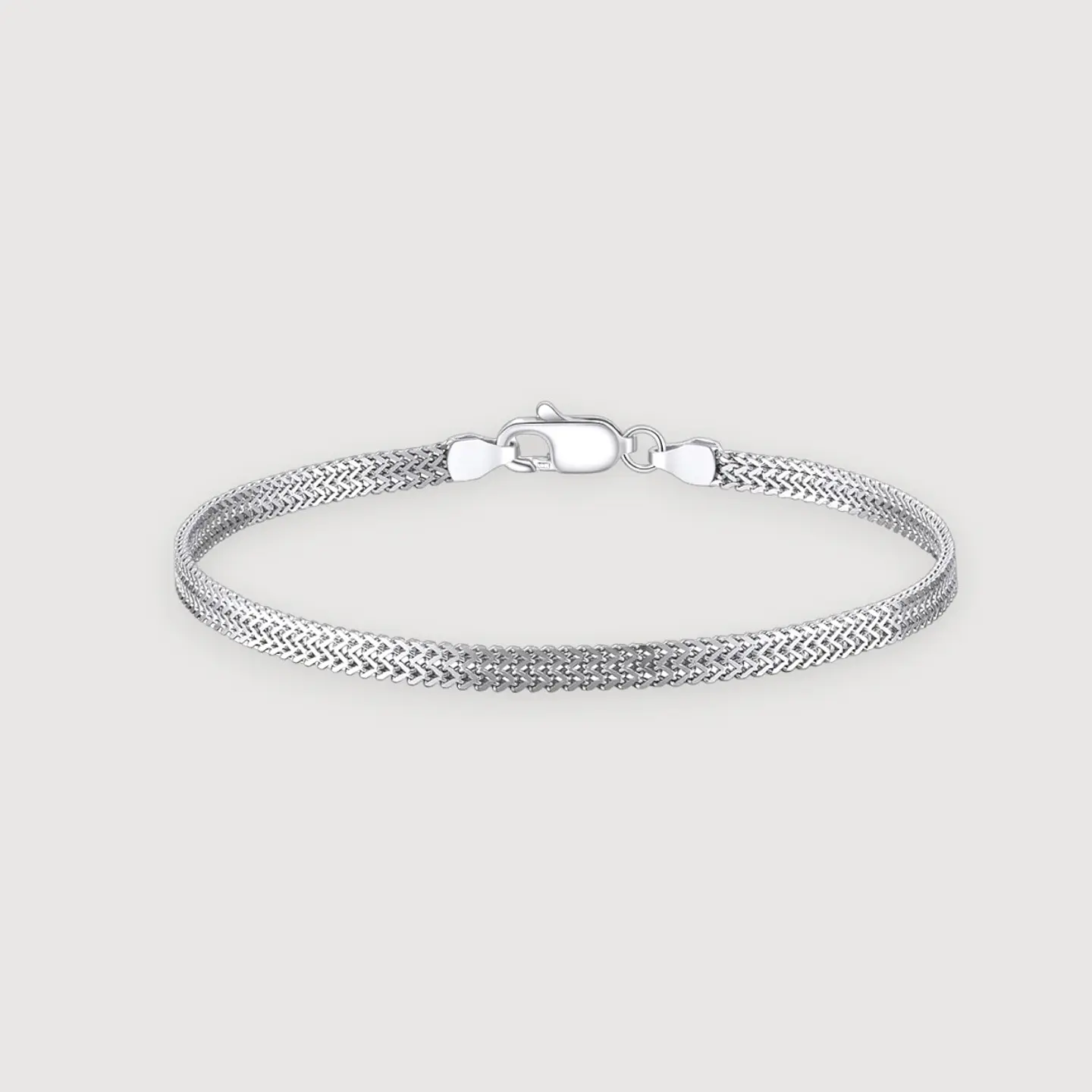 Pulsera Espiga | Plata 925 baño de rodio 1