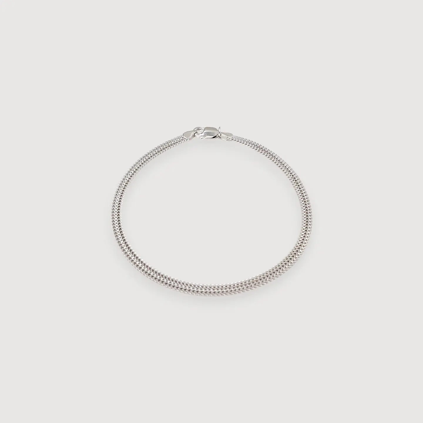 Pulsera Espiga | Plata 925 baño de rodio 4