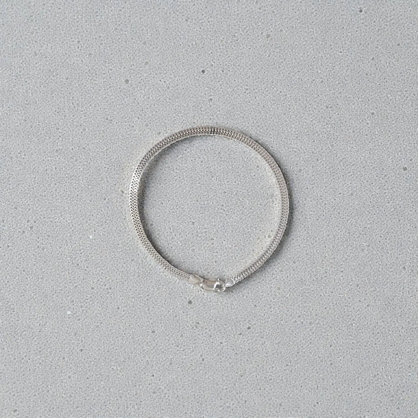 Pulsera Espiga | Plata 925 baño de rodio 3