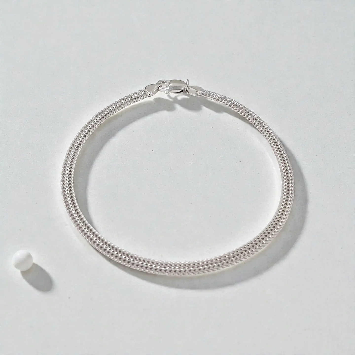 Pulsera Espiga | Plata 925 baño de rodio 2