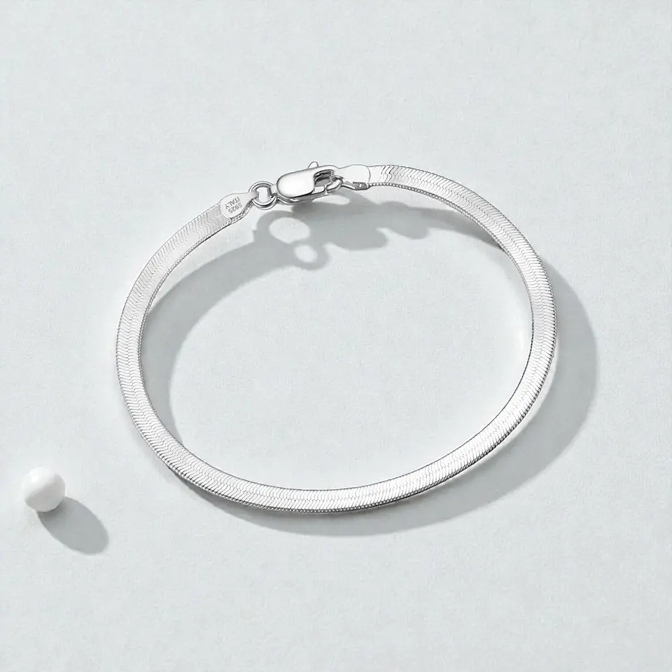 Pulsera Selene | Plata 925 baño de rodio 3
