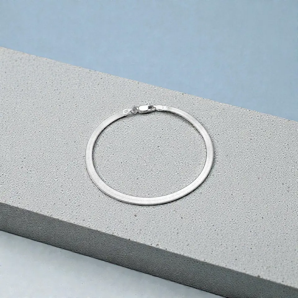 Pulsera Selene | Plata 925 baño de rodio 1