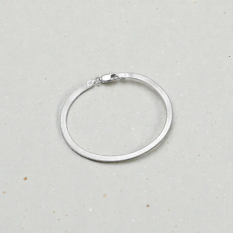 Pulsera Selene | Plata 925 baño de rodio 4