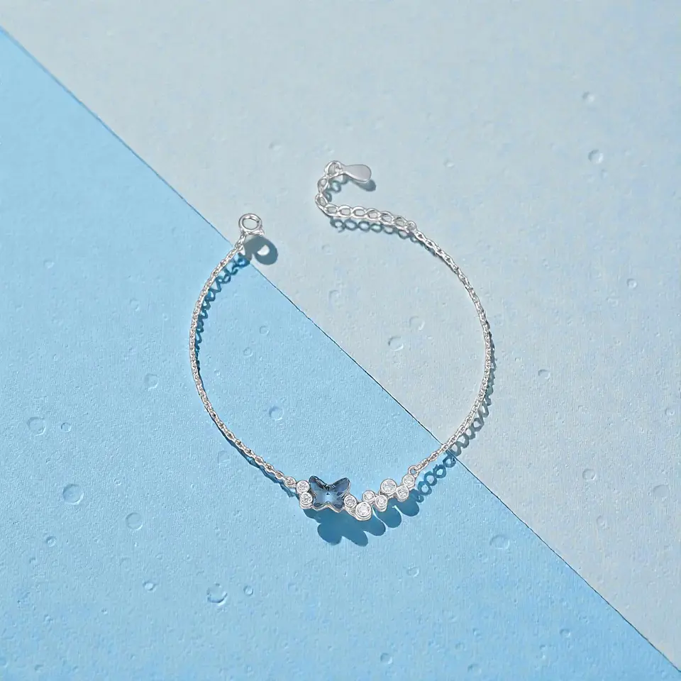 Pulsera Alaria | Plata 925 baño de rodio 1