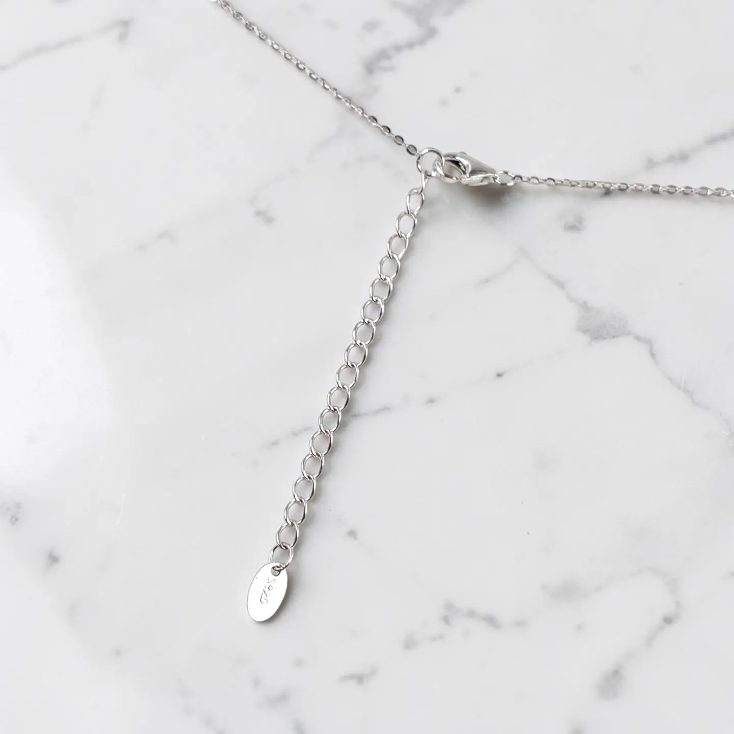 Collar Cruz | Plata 925 baño de rodio 3