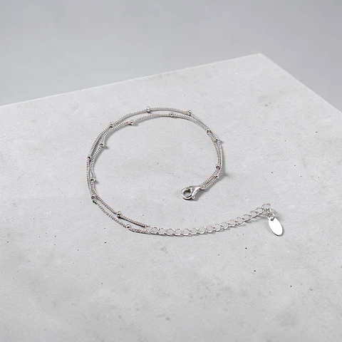 Pulsera Josefa | Plata 925 baño de rodio
