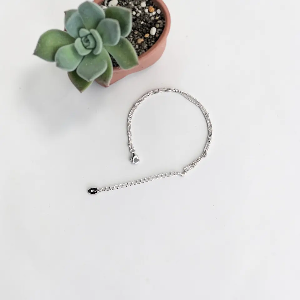 Pulsera Josefa | Plata 925 baño de rodio 4