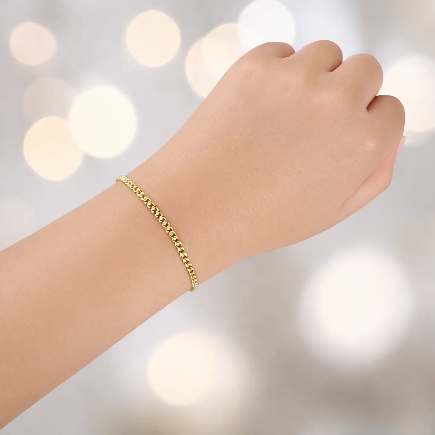 Pulsera Brío Grumet | Plata 925 baño de oro 18k 5
