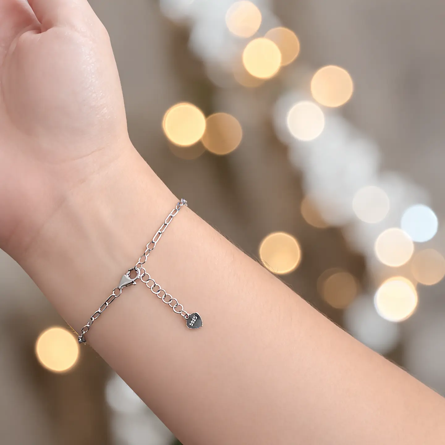 Pulsera Riviera | Plata 925 baño de rodio 7