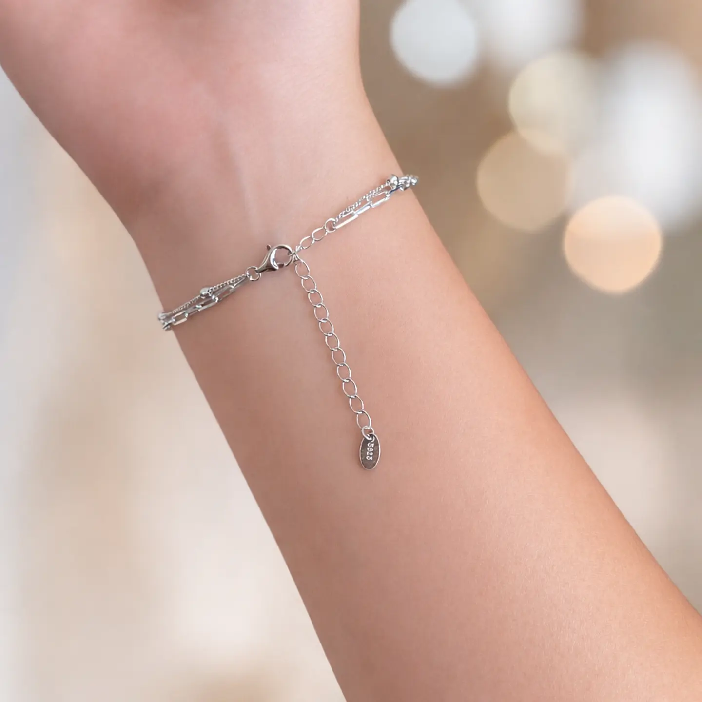Pulsera Armonía | Plata 925 baño de rodio 6