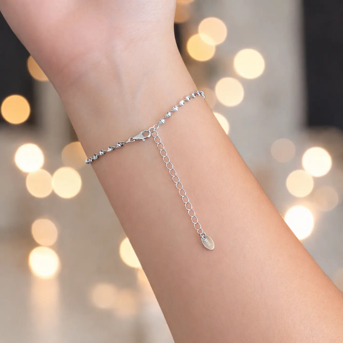 Pulsera Brisa | Plata 925 baño de rodio 7