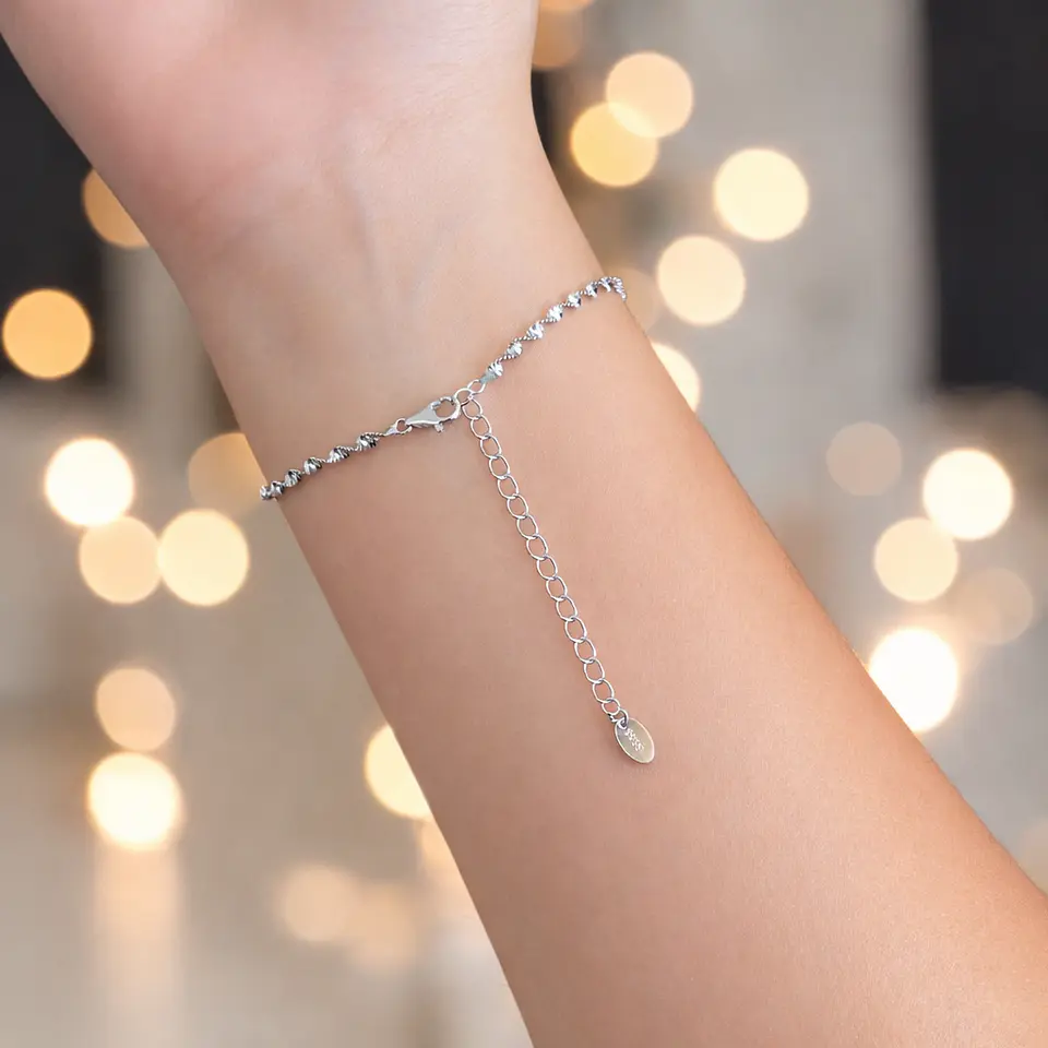 Pulsera Brisa | Plata 925 baño de rodio 7