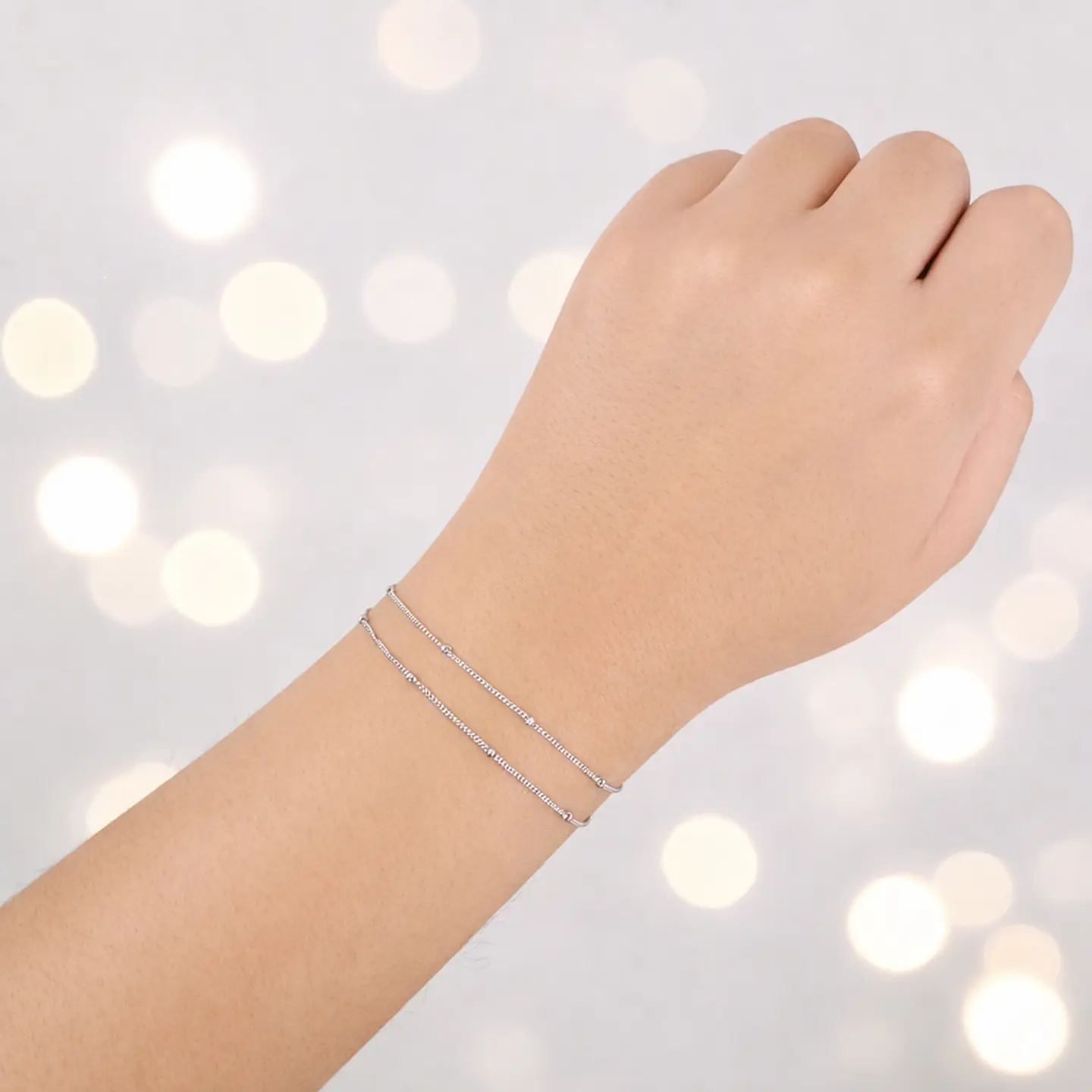 Pulsera Josefa | Plata 925 baño de rodio 5