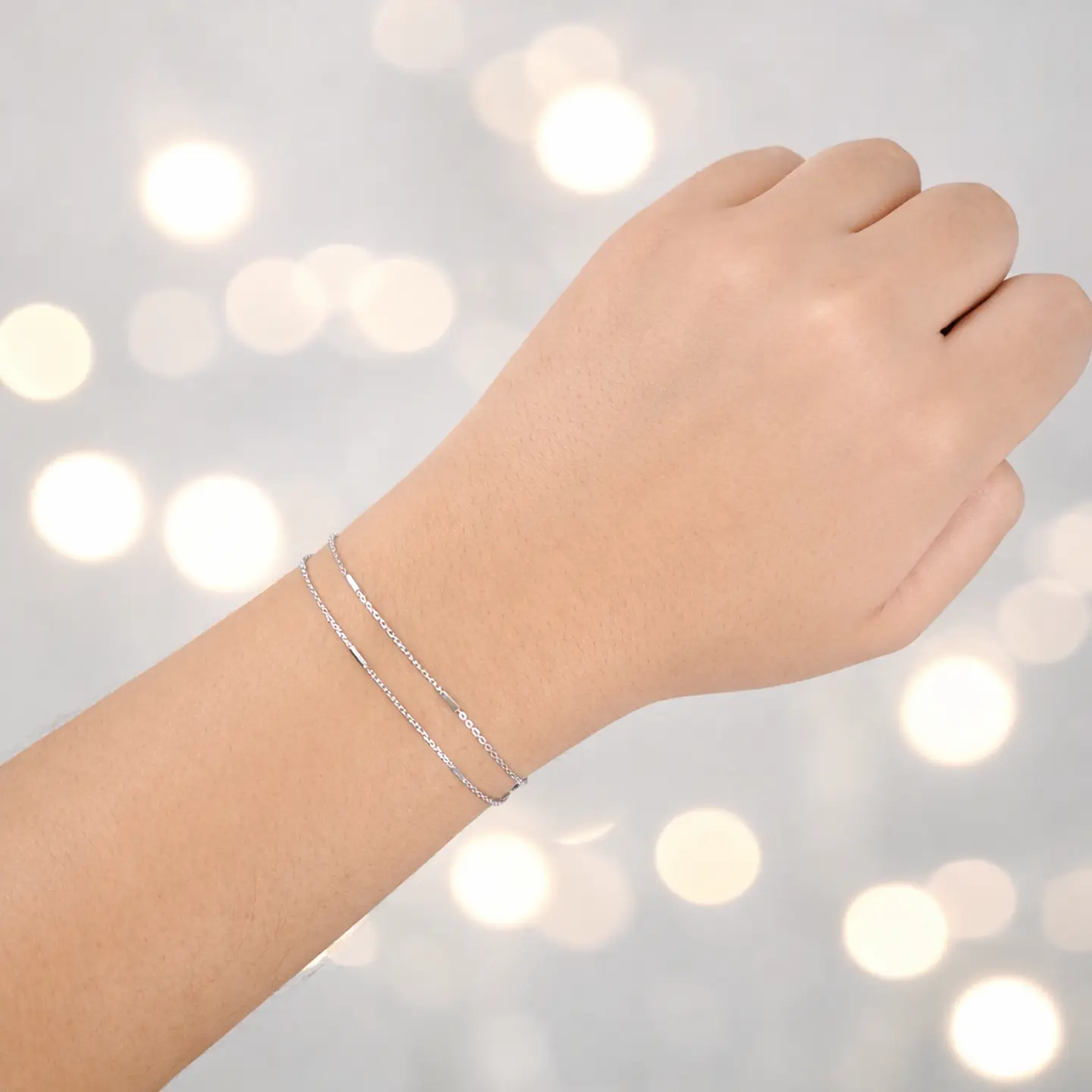 Pulsera Martina | Plata 925 baño de rodio 5