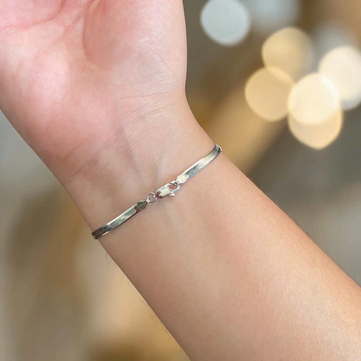 Pulsera Selene | Plata 925 baño de rodio 6